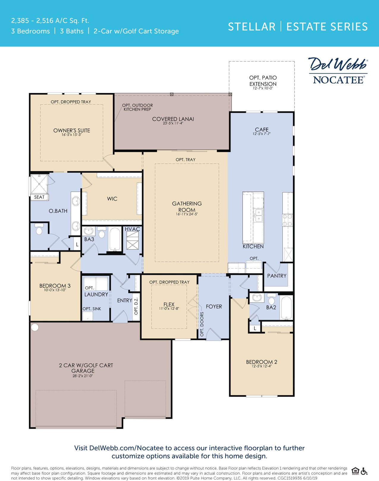 Stellar Floor Plan Del Webb Nocatee